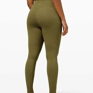 Lululemon Wunder Under High-Rise Tight 28" *Full-On Luxtreme in Bronze Green